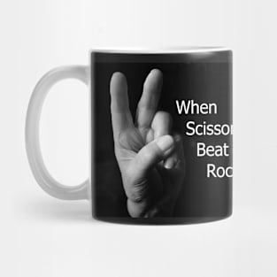 When Scissors Beat Rock Mug